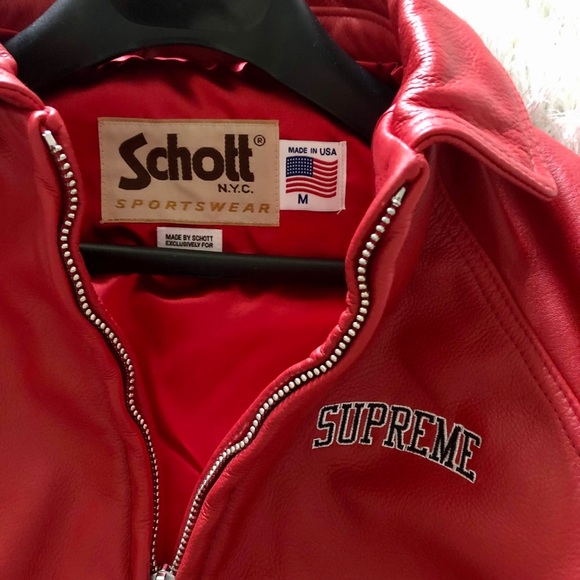 SupremeSchottMartinWong 8Ball LeatherVarsityJacket - Picture 4 of 4